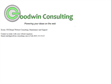 Tablet Screenshot of goodwin-consulting.com